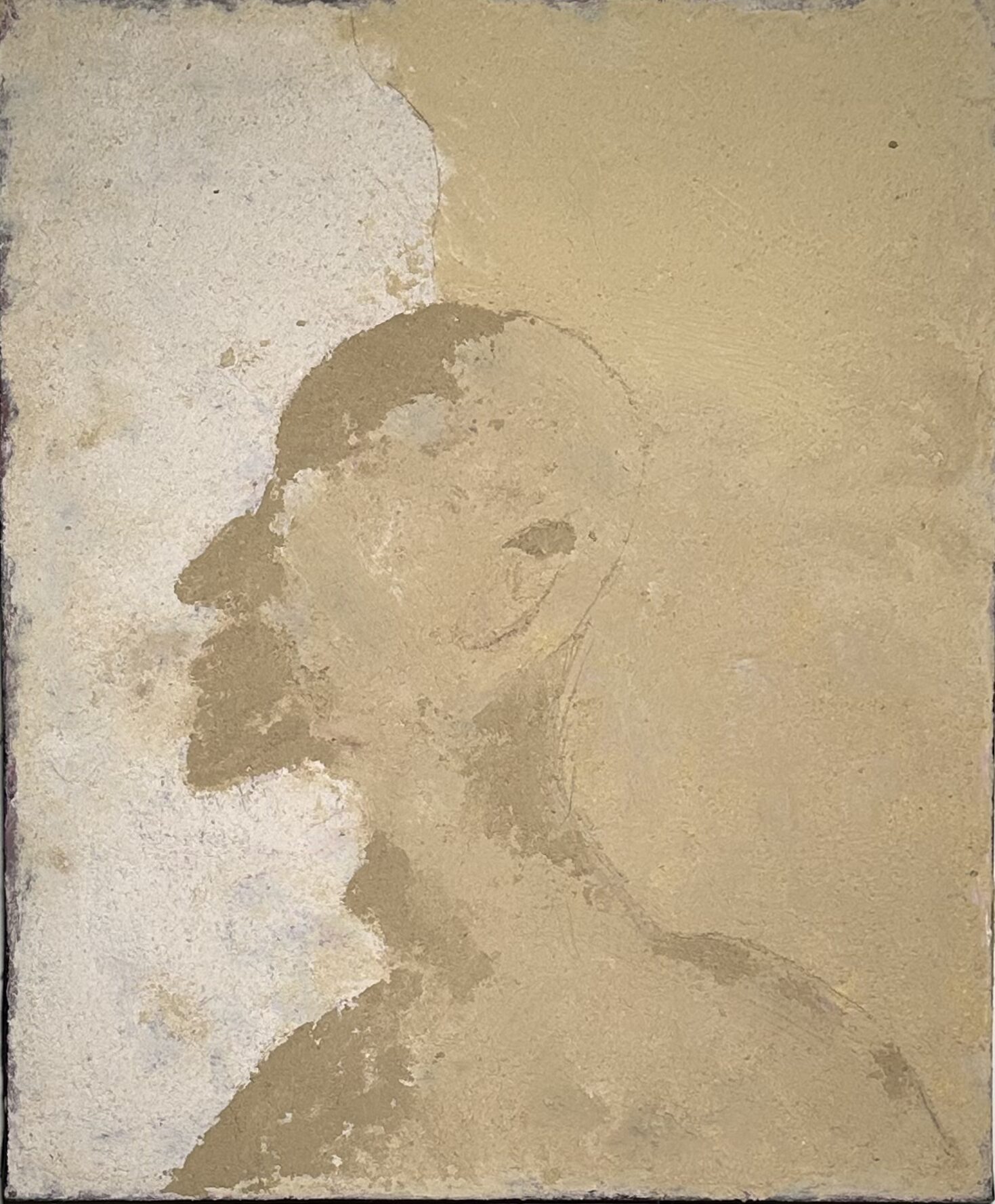 Autoritratto – Acrilico e sabbie su tela(50×60)