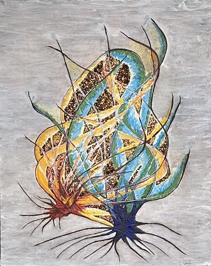 Due anime-acrilico su tela(40×50)